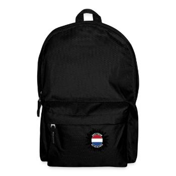 Amsterdam Skyline Pays-Bas Flag Souvenir de voyage - Sac à dos - noir - Devant