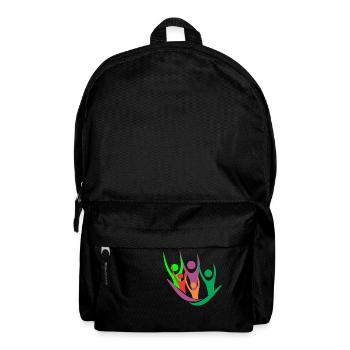 famille paix liberté - Sac à dos - noir - Devant