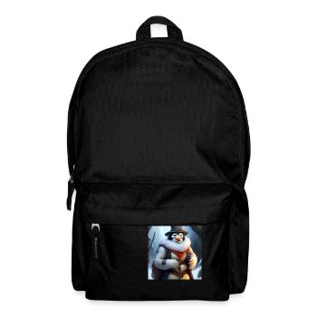 Penguin warriors in winter - Backpack - black - Front
