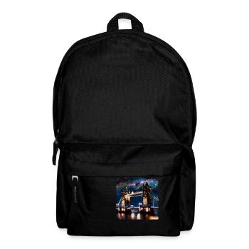 Tower Bridge London Nachts - Rucksack - Schwarz - Vorne