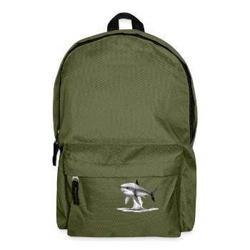 Der Hai - Rucksack - Olivgrün - Vorne