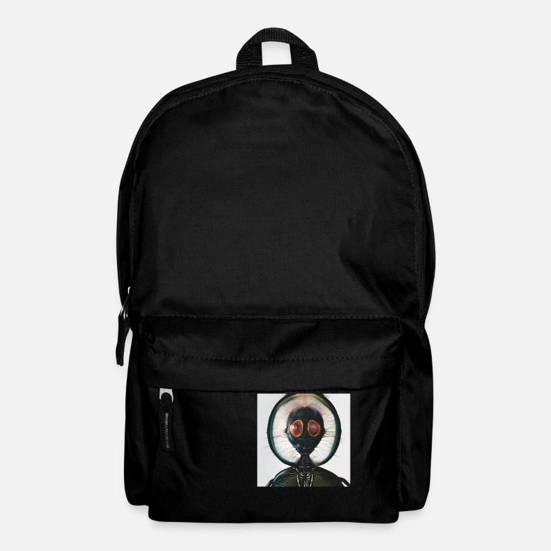 fotografisches Portrait Insekt mit grossen Augen - Rucksack - Schwarz