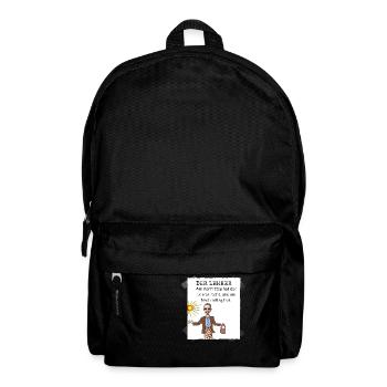 Lehrer witze - Rucksack - Schwarz - Vorne