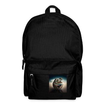 Landscape of the World n°1 - Backpack - black - Front