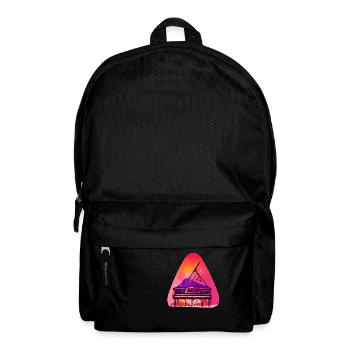 Pianist Geschenk Klavier Piano Klavierspieler - Rucksack - Schwarz - Vorne