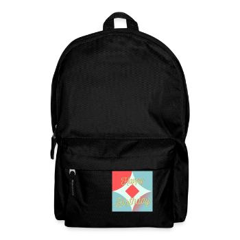 GEBURTSTAG, ALLES GUTE ZUM GEBURTSTAG, ALLES GUTE ZUM GEBURTSTAG - Rucksack - Schwarz - Vorne