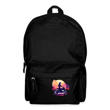 Motorcycle Motorcross Motorbike Fan Motorcyclists - Backpack - black - Front