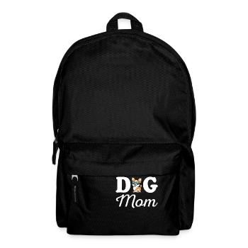Dog Mom - Rucksack - Schwarz - Vorne