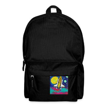 navette spatiale van gogh - Sac à dos - noir - Devant