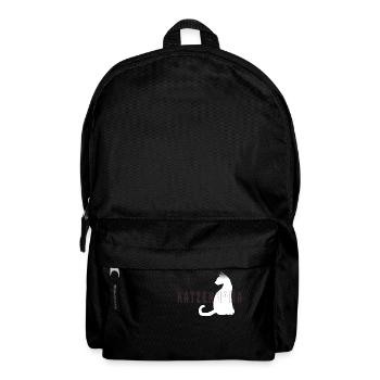Katzenmama - Rucksack - Schwarz - Vorne