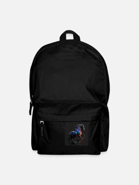 Feuriges Pferd Nr. 14 - Rucksack - Schwarz