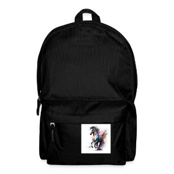 Fiery horse n°4 - Backpack - black - Front