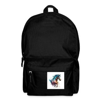 Fiery horse n°5 - Backpack - black - Front