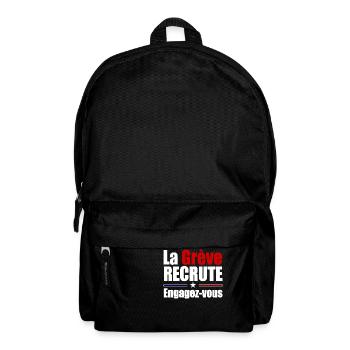 La grève recrute - Sac à dos - noir - Devant