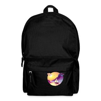 Sailboat Sailing Ship Sailing Sport Sailors - Backpack - black - Front