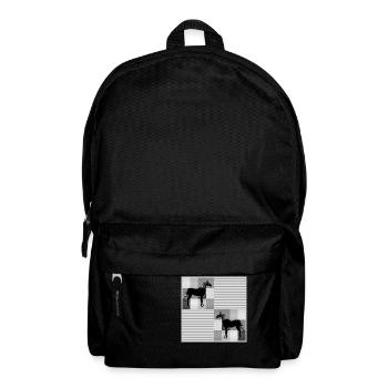 Pferd - Rucksack - Schwarz - Vorne