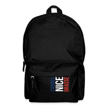 Cannes Nice Grasse Frankreichrundreise Souvenir - Rucksack - Schwarz - Vorne