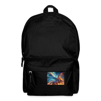 blue red sky with a creature generated ai - Rucksack - Schwarz - Vorne