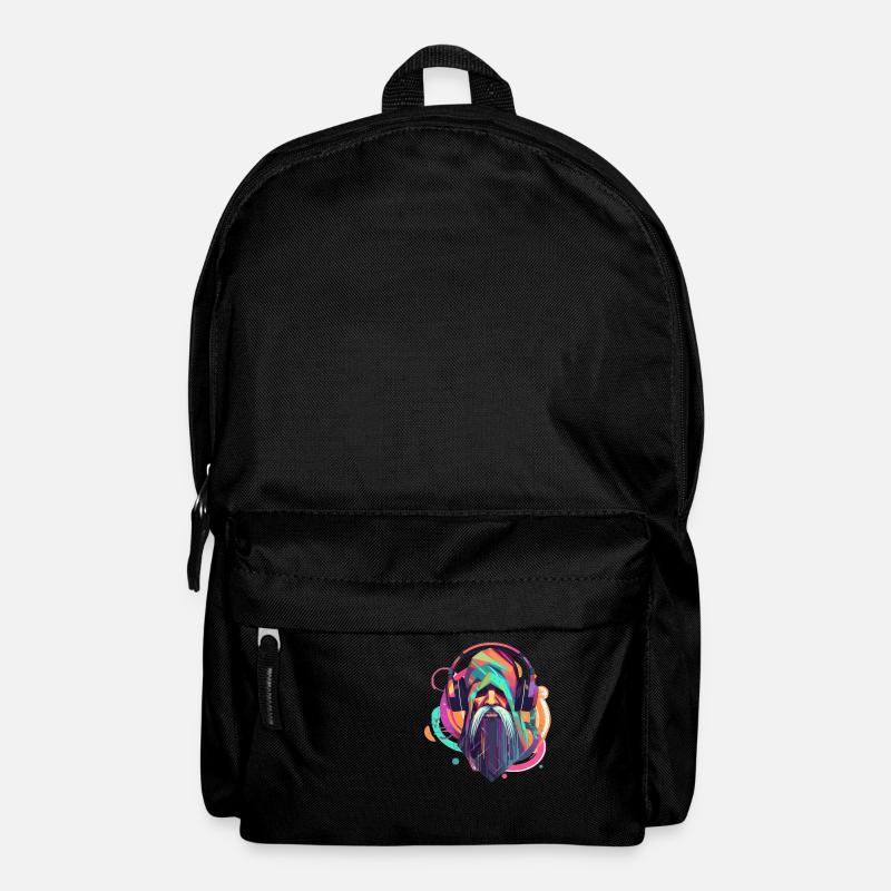 Colorful wizard - Backpack - black