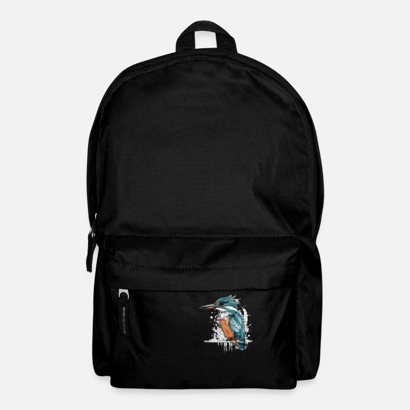 schöner Eisvogel - Rucksack - Schwarz