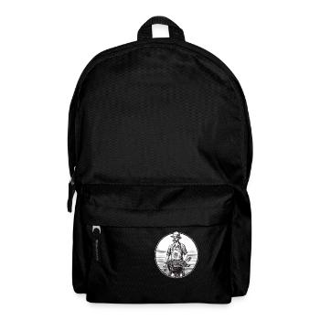 Mann am Grill - Rucksack - Schwarz - Vorne