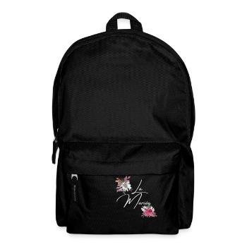 La mariée floral - Sac à dos - noir - Devant
