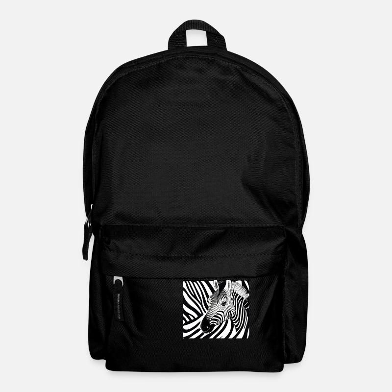 Zebra - Rucksack - Schwarz