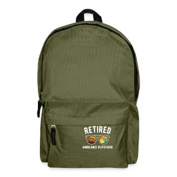 Beach ambulance holiday of the retired - Backpack - olive green - Front