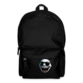 Lachendes Gesicht - Rucksack - Schwarz - Vorne