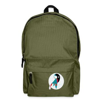 abstract virgin - Backpack - olive green - Front