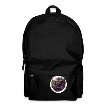 Stier-Horoskop - Rucksack - Schwarz - Vorne