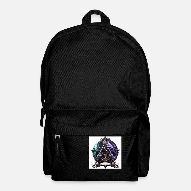 Farbiges okkultes Symbol - Rucksack - Schwarz