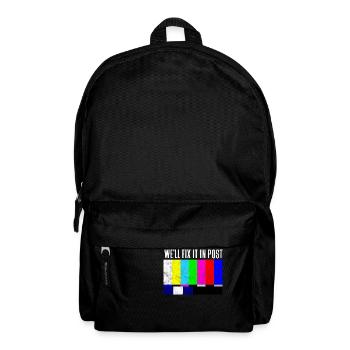 We'll fix it in post - Backpack - black - Front