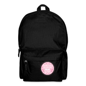 Nichts ist verloren, erst wenn Mom es nicht findet - Rucksack - Schwarz - Vorne
