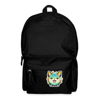 Maus mit Frühling Vibes - Rucksack - Schwarz - Vorne