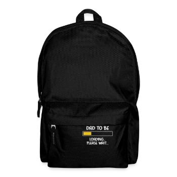 Dad To Be Loading Please Wait... Fathers Day - Backpack - black - Front