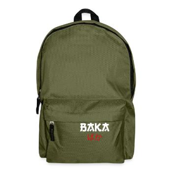 Baka japanese kanji - Backpack - olive green - Front