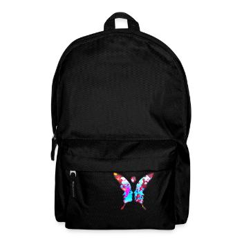 Illusion d’optique art psychédélique rétro formes sexe - Sac à dos - noir - Devant