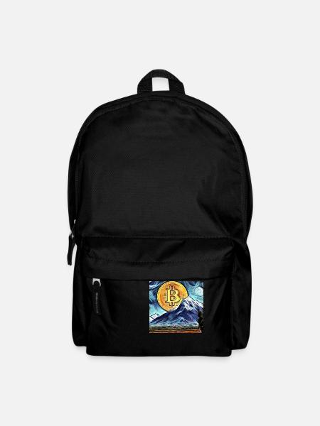 Bitcoin + Nature - Sac à dos - noir