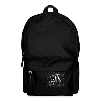 74th Birthday Square Root of 5476: 74 Years Old - Backpack - black - Front