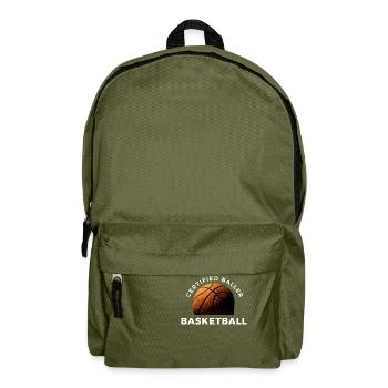 Certified Baller - Backpack - olive green - Front