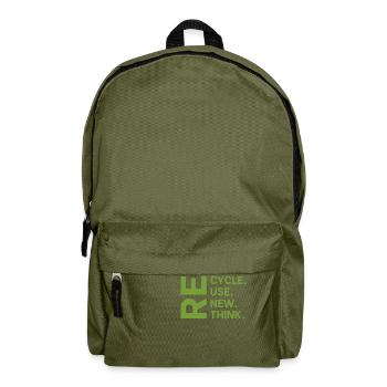 Recycle Reuse Renew Rethink For Earth Day 2023 - Sac à dos - vert olive - Devant