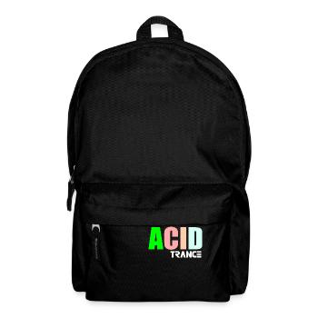 Acid trance quote - Backpack - black - Front