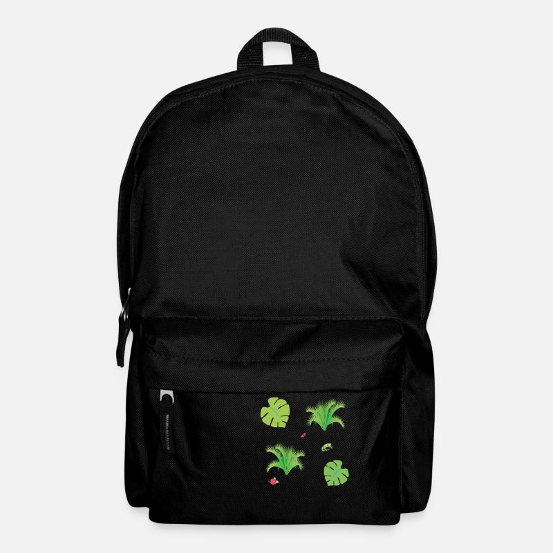 digital vector illustration - Backpack - black