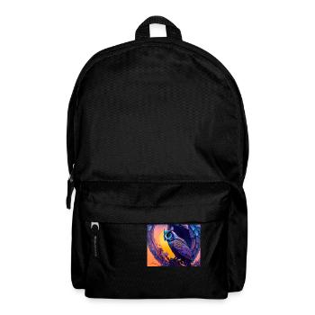 Eule - Rucksack - Schwarz - Vorne