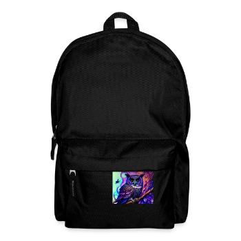 Eule - Rucksack - Schwarz - Vorne