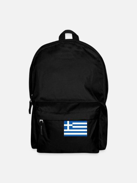 Griechenland - Rucksack - Schwarz