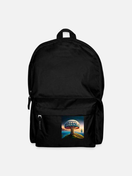 Mushroom comic - Rucksack - Schwarz