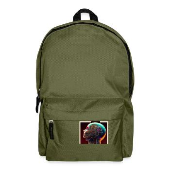 Open thoughts - Backpack - olive green - Front