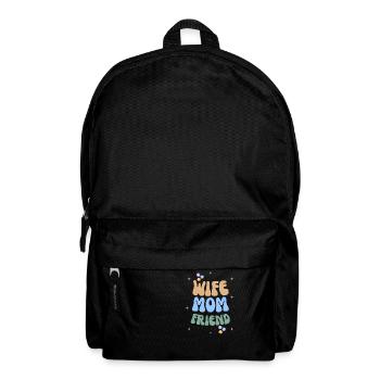 Ehefrau Mama Freundin Muttertag T-Shirt - Rucksack - Schwarz - Vorne